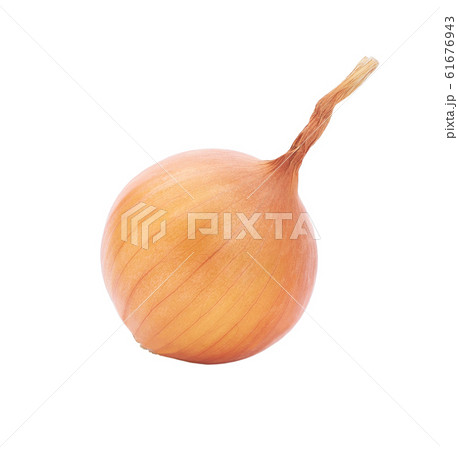 Fresh  ripe onions  isolated on a white background 61676943