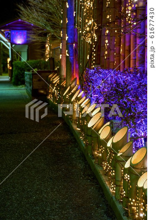 千葉県 竹灯籠まつり いすみ鉄道 大多喜駅 千葉県 竹灯籠まつり いすみ鉄道 大多喜駅 61677430