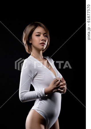 Sexy asian girl model, woman body contour, Sexy asian girl model, woman body contour, 61677570