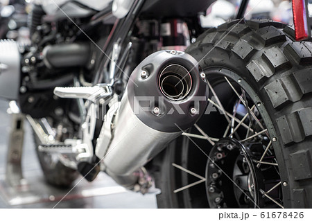 Close-up of exhaust or Intake of black sport Close-up of exhaust or Intake of black sport 61678426