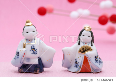 雛祭り　雛人形 61680284