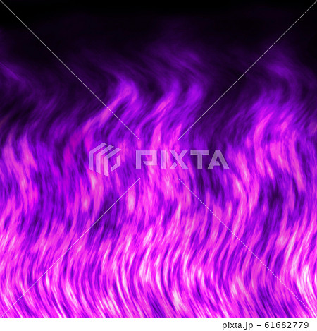 紫色の炎のイラスト素材