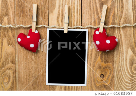 Black blank phote frame 61683957