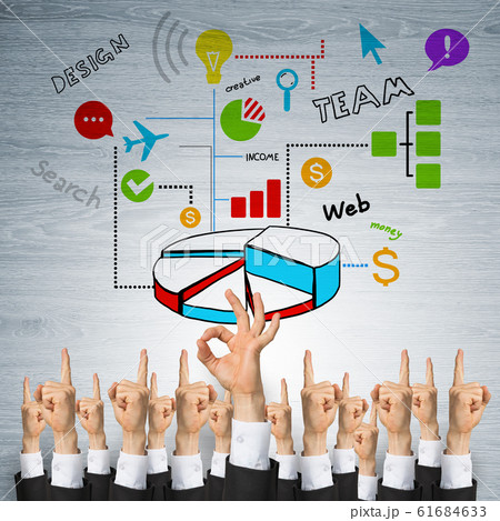 Business and teamwork concept Business and teamwork concept 61684633
