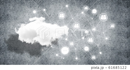 Wireless technologies for connection and sharing data as abstract concept 61685122