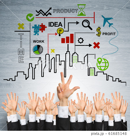 Business and teamwork concept Business and teamwork concept 61685148