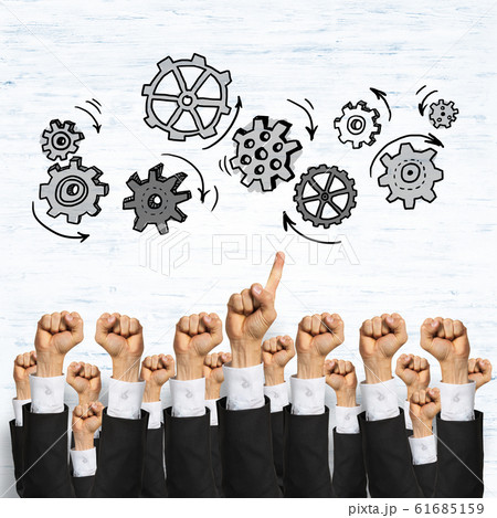Business and teamwork concept Business and teamwork concept 61685159