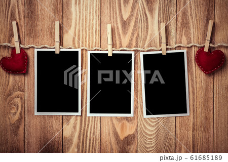 Black blank phote frame Black blank phote frame 61685189