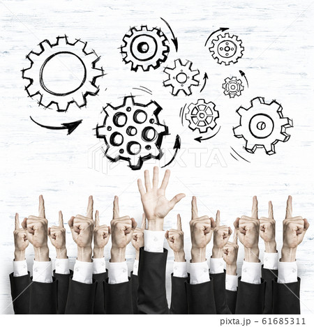 Business and teamwork concept Business and teamwork concept 61685311