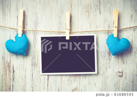 Black blank phote frame Black blank phote frame 61686593