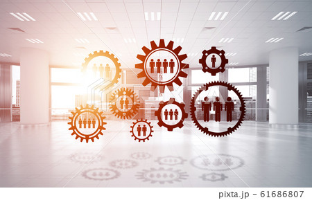 Networking and wireless connection as concept for effective modern business 61686807