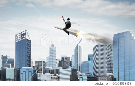 Business success and targets achievement concept. 61689338