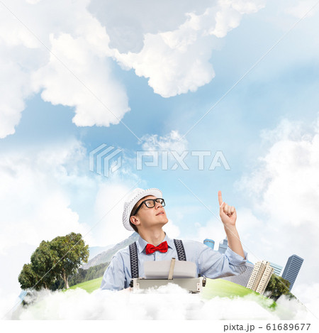Creative inspiration of young writer. Creative inspiration of young writer. 61689677