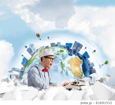 Creative inspiration of young writer. Creative inspiration of young writer. 61691552