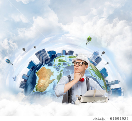 Creative inspiration of young writer. 61691925