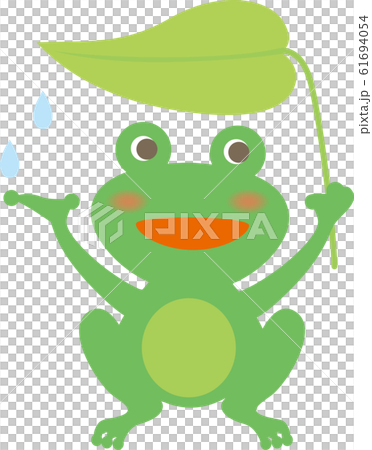 かえると葉っぱ 61694054