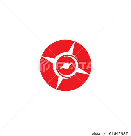Compass Logo Template vector icon illustration 61695987