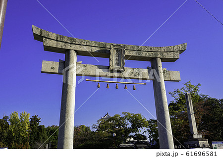 中津城　中津神社　鳥居　大分県中津市 61696581