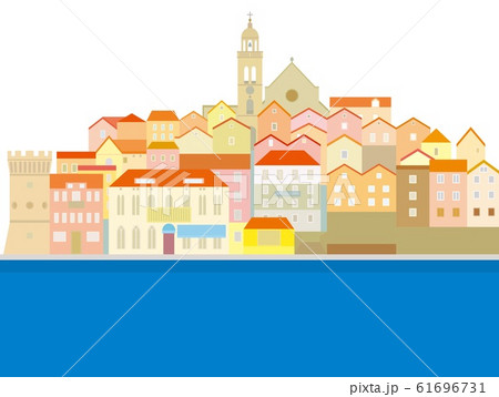 クロアチア　croatia　コルチュラ島　korcula 61696731