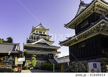 中津城　天守閣と奥平神社　大分県中津市 61696914
