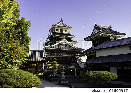 中津城　天守閣と奥平神社　大分県中津市 61696917