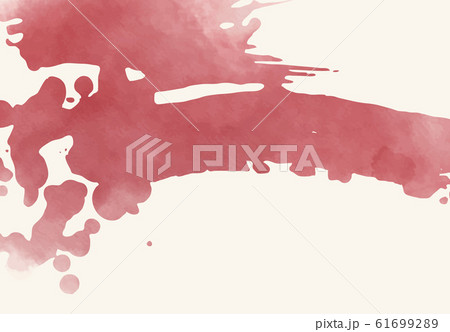 Abstract watercolor brush element on white 61699289