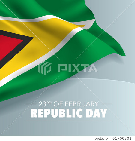Guyana republic day greeting card, banner, vector illustration Guyana republic day greeting card, banner, vector illustration 61700501