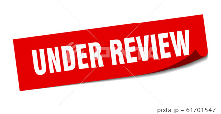 under review sticker. under review square sign. under review sticker. under review square sign. 61701547