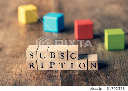 SUBSCRIPTION サブスクリプション 定額課金 SUBSCRIPTION サブスクリプション 定額課金 61702528