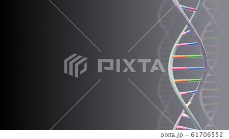 DNA 遺伝子 染色体 二重らせん バイオ 医療 科学 テクノロジー 背景 バックグラウンド 61706552