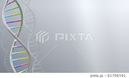 DNA 遺伝子 染色体 二重らせん バイオ 医療 科学 テクノロジー 背景 バックグラウンド 61706591