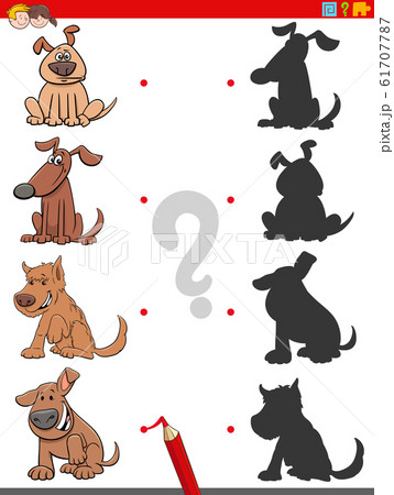 shadow task with funny dogs characters shadow task with funny dogs characters 61707787