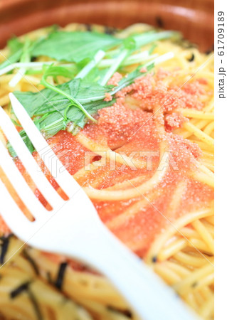 おいしい明太子パスタ 61709189