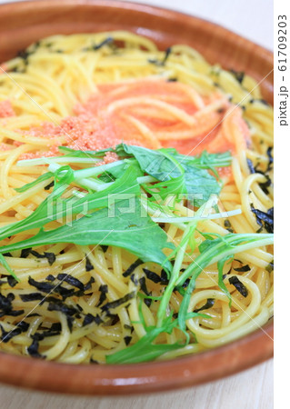 おいしい明太子パスタ 61709203