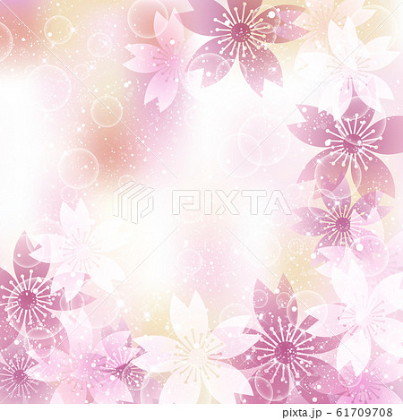桜 春 背景のイラスト素材