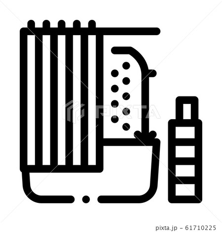 Bathroom Icon Vector Outline Illustration Bathroom Icon Vector Outline Illustration 61710225