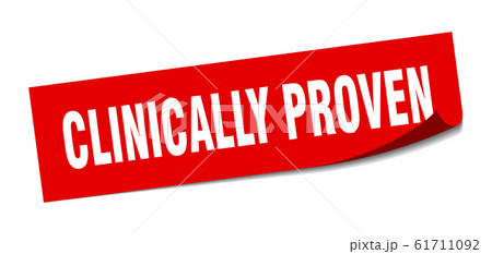 clinically proven sticker. clinically proven 61711092