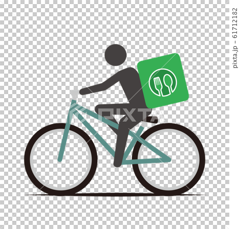 自転車デリバリー 61712182