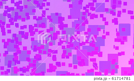 CGスクエア 多数のスクエアで構成したジオメトリック背景 CGスクエア 多数のスクエアで構成したジオメトリック背景 61714781