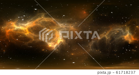 360 degree space nebula panorama 61718237