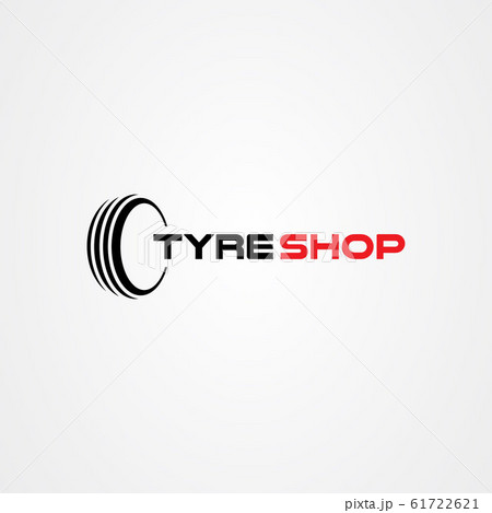 Tire shop logo template. tire icon vector Tire shop logo template. tire icon vector 61722621