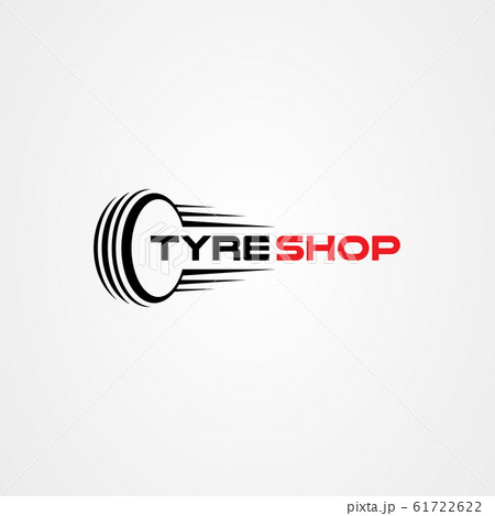 Tire shop logo template. tire icon vector Tire shop logo template. tire icon vector 61722622