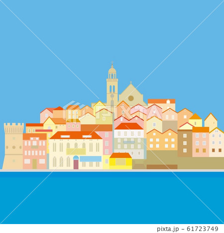 クロアチア　croatia　コルチュラ島　korcula 61723749