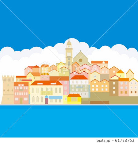 クロアチア　croatia　コルチュラ島　korcula 61723752