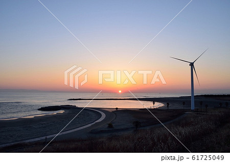 御前崎マリンパークの朝170305am6:12 61725049