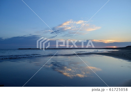 御前崎マリンパークの朝170129am6:51 61725058