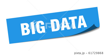 big data sticker. big data square sign. big data. 61729868