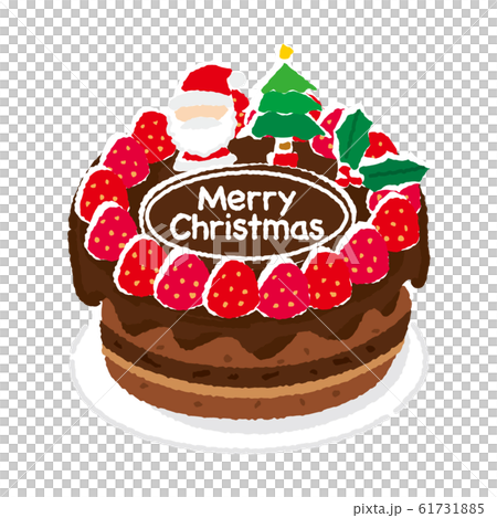 巧克力聖誕蛋糕圖 61731885