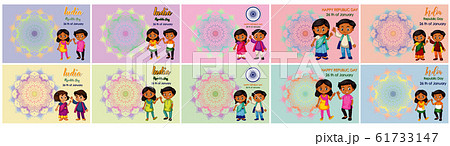 Background designs for public holiday in India 61733147