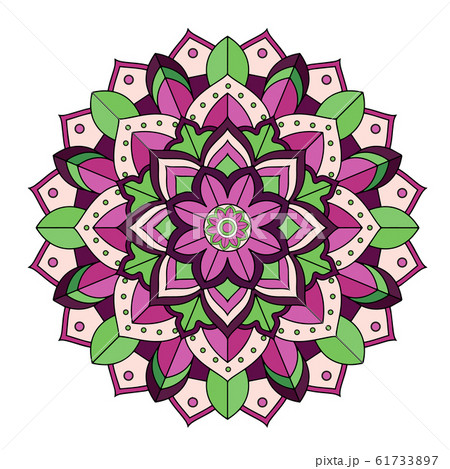 Mandala patterns on isolated background 61733897